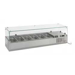 Vitrina prezentare 5 X 1/4 GN – de la +2°C la +8°C