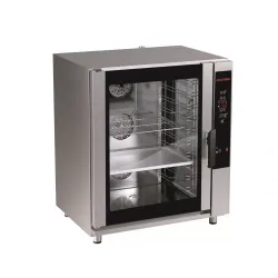 Cuptor cu convectie 11 tavi 1/1 GN sau 60 x 40 cm, afisaj LCD, programabil cu deschidere laterala