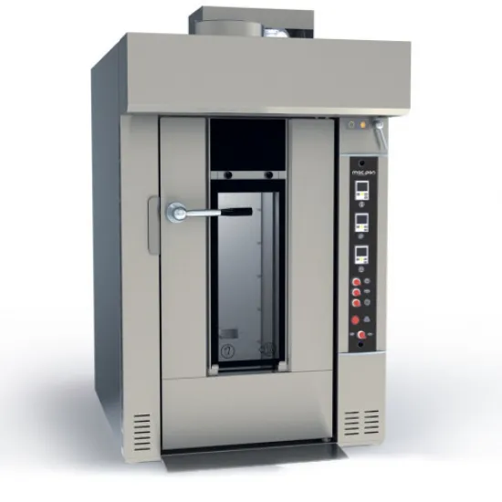 Cuptor de panificatie electric compact – 15/18 tavi 50×70 cu hota si carucior