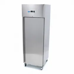 Frigider profesional - 400 l - 3 rafturi reglabile - pe roti