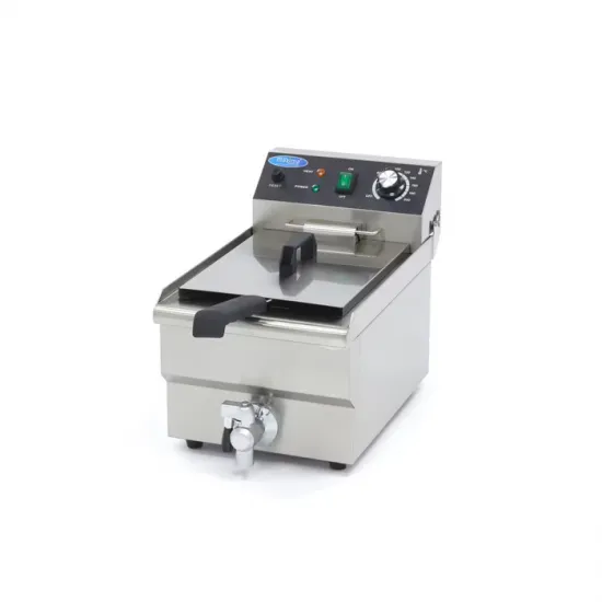 Friteuza 10 litri – 1 cos – robinet scurgere - termostat 50-200 °C