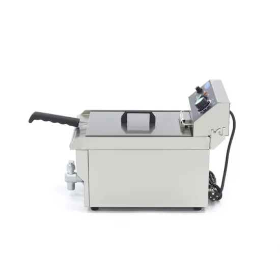 Friteuza 10 litri – 1 cos – robinet scurgere - termostat 50-200 °C