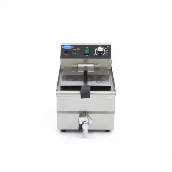 Friteuza 10 litri – 1 cos – robinet scurgere - termostat 50-200 °C