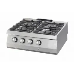 Aragaz cu 4 arzatoare pe gaz - 80x70 cm