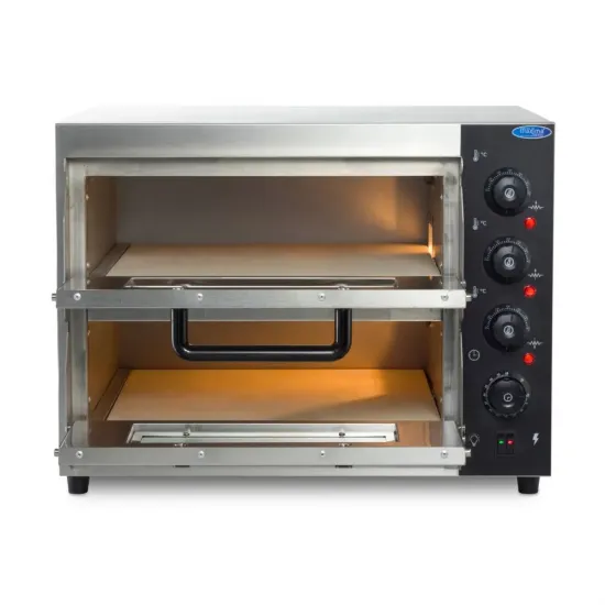 Cuptor pizza – potrivit pentru 2 pizza de 40 cm – 2 etaje - 230 V