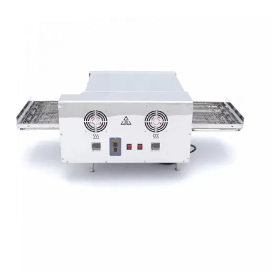 Cuptor pizza cu banda transportoare – potrivit pentru 2 pizza de 20 cm - 30 de pizza pe ora
