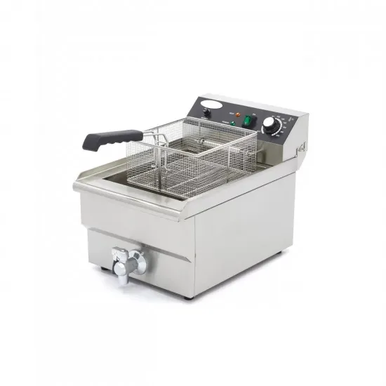 Friteuza 16 l – cu robinet de scurgere – termostat intre 50°C si 200°C