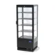 Vitrina frigorifica produse patiserie 98 l - temperatura de la 0° pana la +12°C – neagra