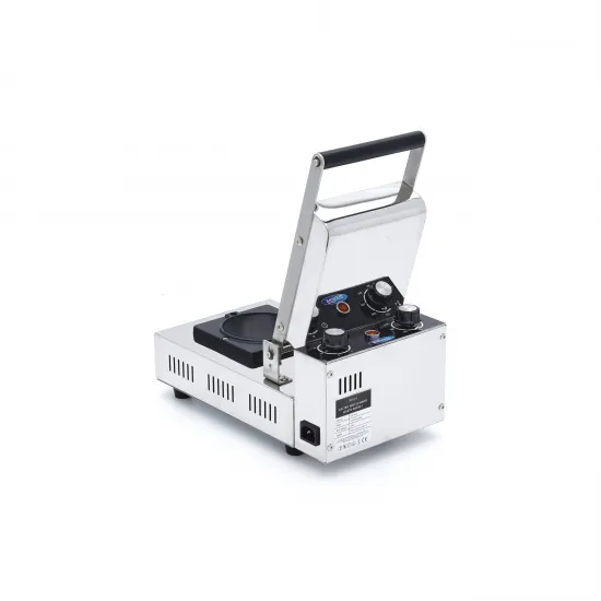 Aparat pentru vafe – model Panini – 1 bucata - termostat 50°C pana la 300°C – timer – indicator de temperatura