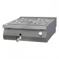 Bain marie dublu – pe gaz – capacitate 4 GN 2/3 - seria 900 