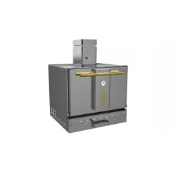 Cuptor cu carbuni pentru bucatarie profesionala - K401_chrome
