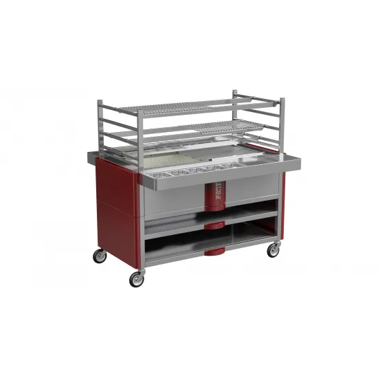 Gratar profesional pe carbuni cu productivitate ridicata - R120SDST_red