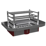 Gratar pe carbuni Robata pentru medii profesionale de gatit - R90TT_red