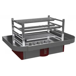 Gratar pe carbuni Robata pentru medii profesionale de gatit - R90TT_red