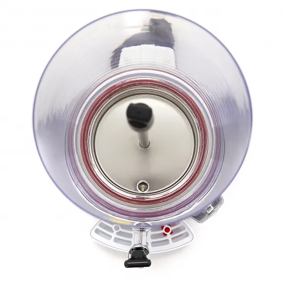 Dispenser pentru ciocolata calda – 10 litri – alb – cu robinet
