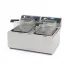 Friteuza 2 x 11 litri – zona rece si termostat reglabil de la 50°C la 200°C