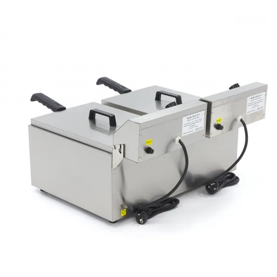 Friteuza 2 x 11 litri – zona rece si termostat reglabil de la 50°C la 200°C