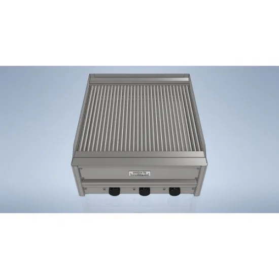 Gratar electric profesional cu 30 de role – 3 zone – 60 x 70 cm