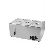 Bain-marie cu trei GN1/3